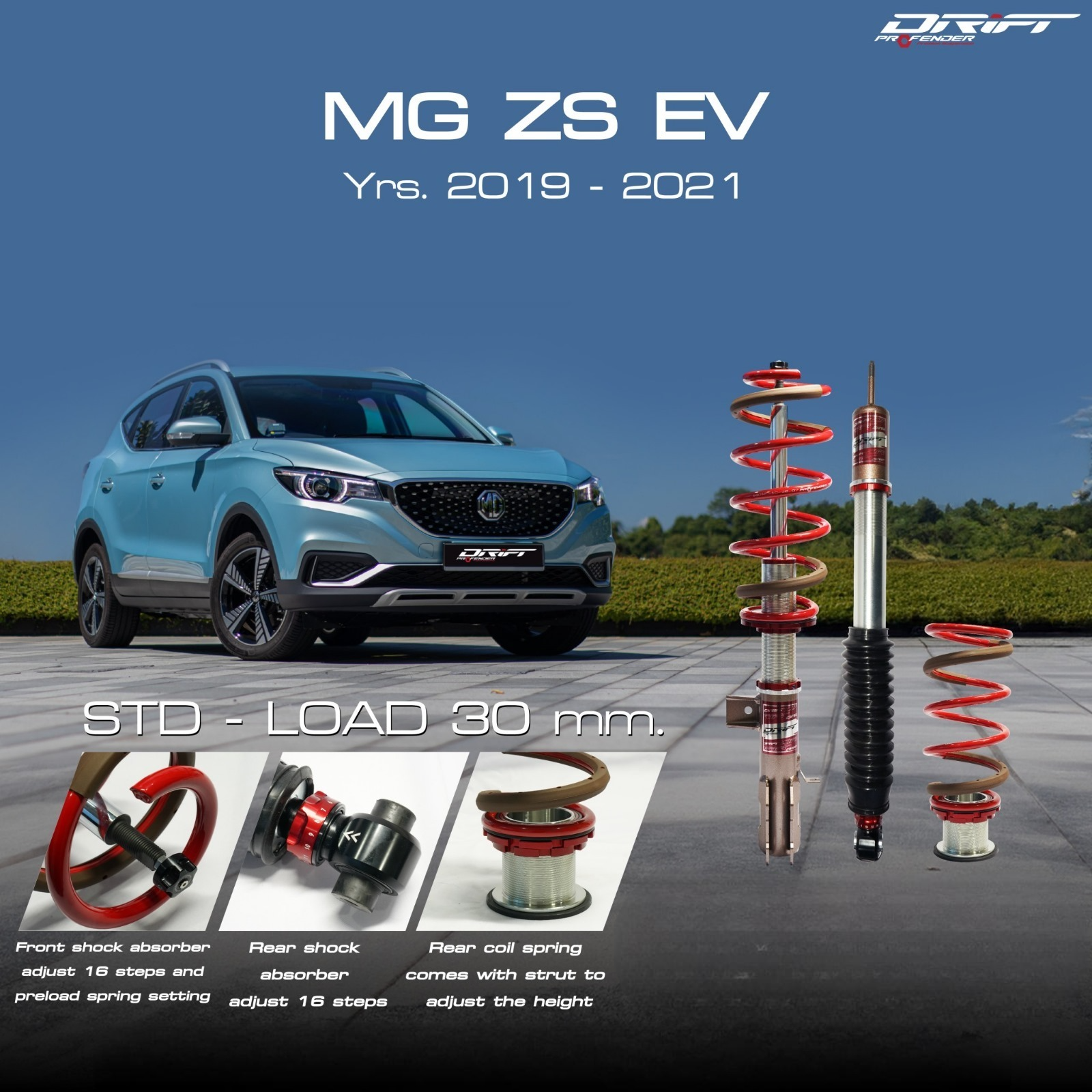 PROFENDER COILOVER DRIFT SERIES MG ZS EV 19+