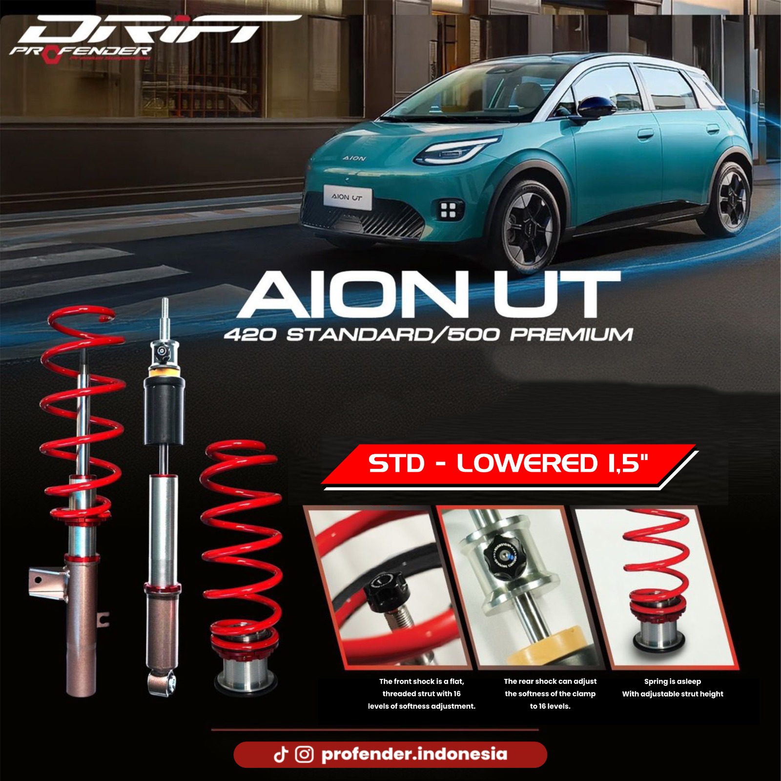 PROFENDER COILOVER DRIFT SERIES GAC AION UT