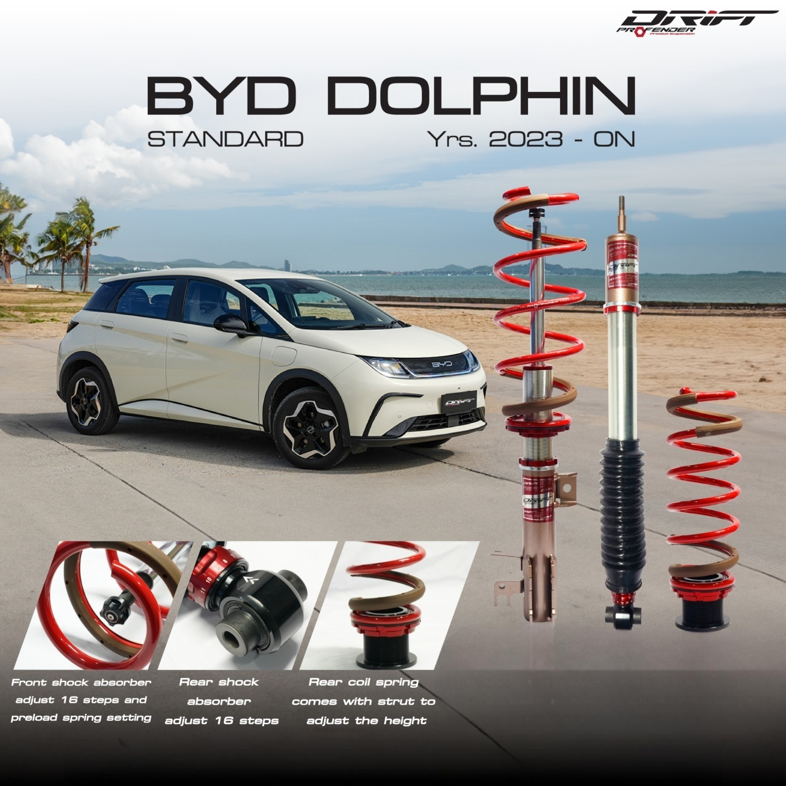 PROFENDER COILOVER DRIFT SERIES BYD DOLPHIN