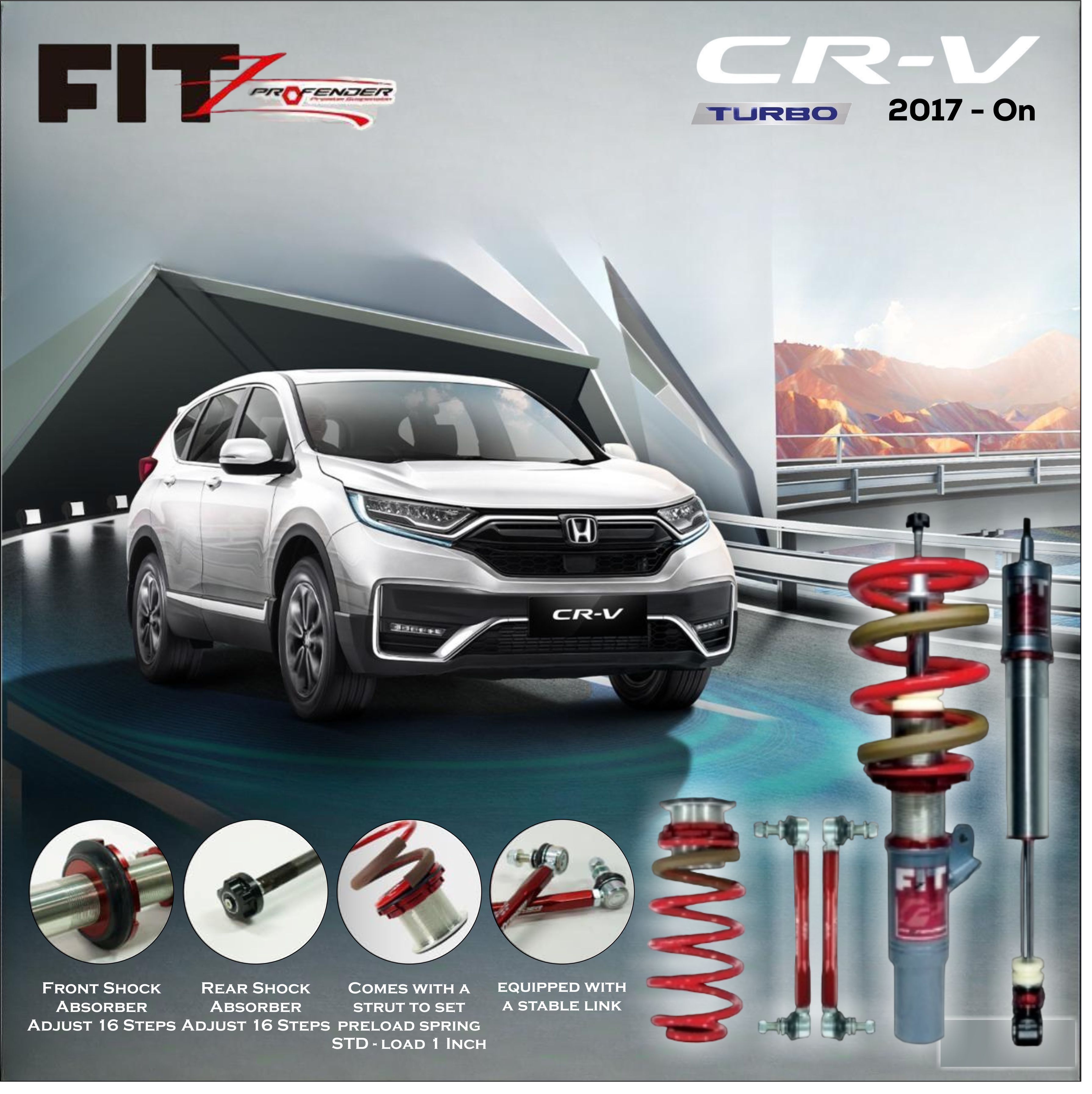 PROFENDER COILOVER FITZ SERIES HONDA CRV 17+