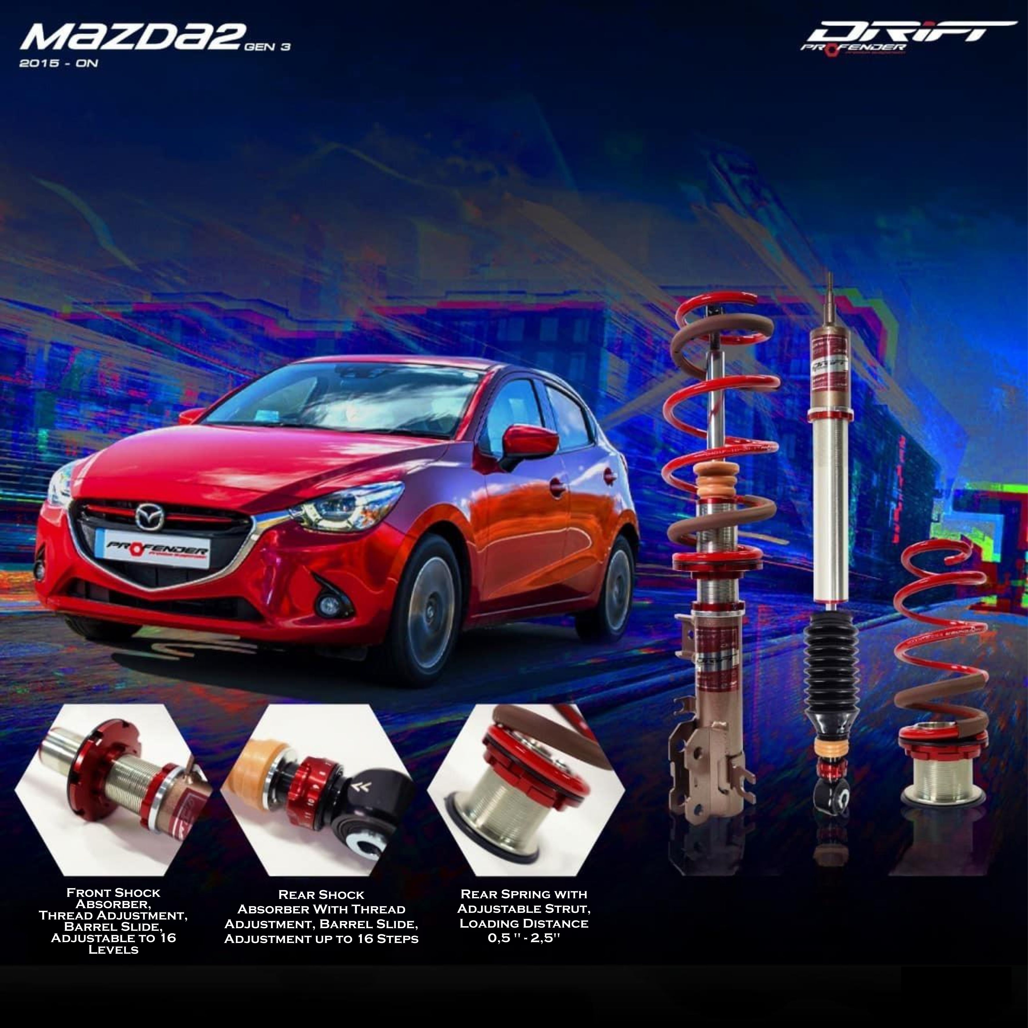PROFENDER COILOVER DRIFT SERIES MAZDA 2 DJ 15+