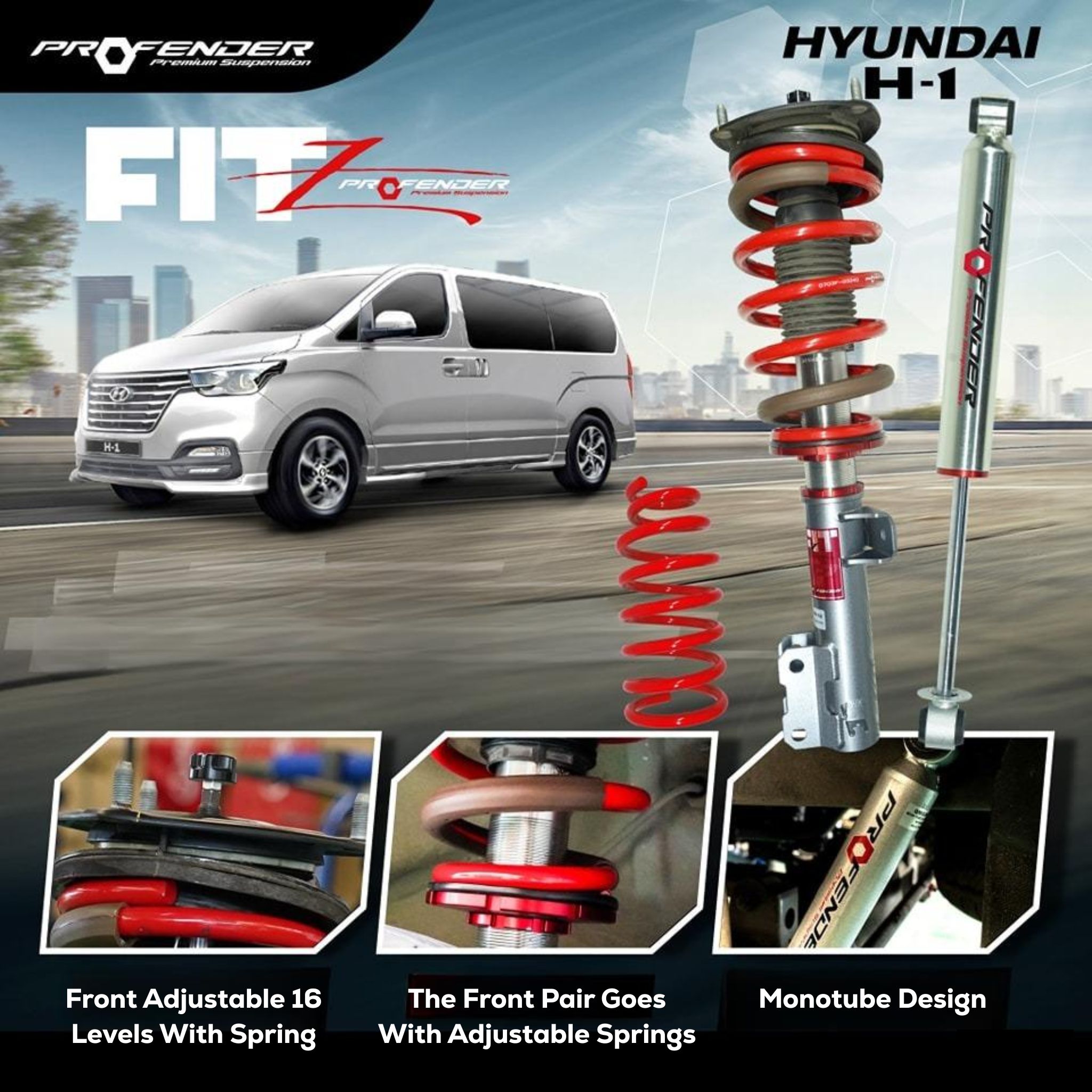 PROFENDER QUEEN SERIES HYUNDAI H1 V1+