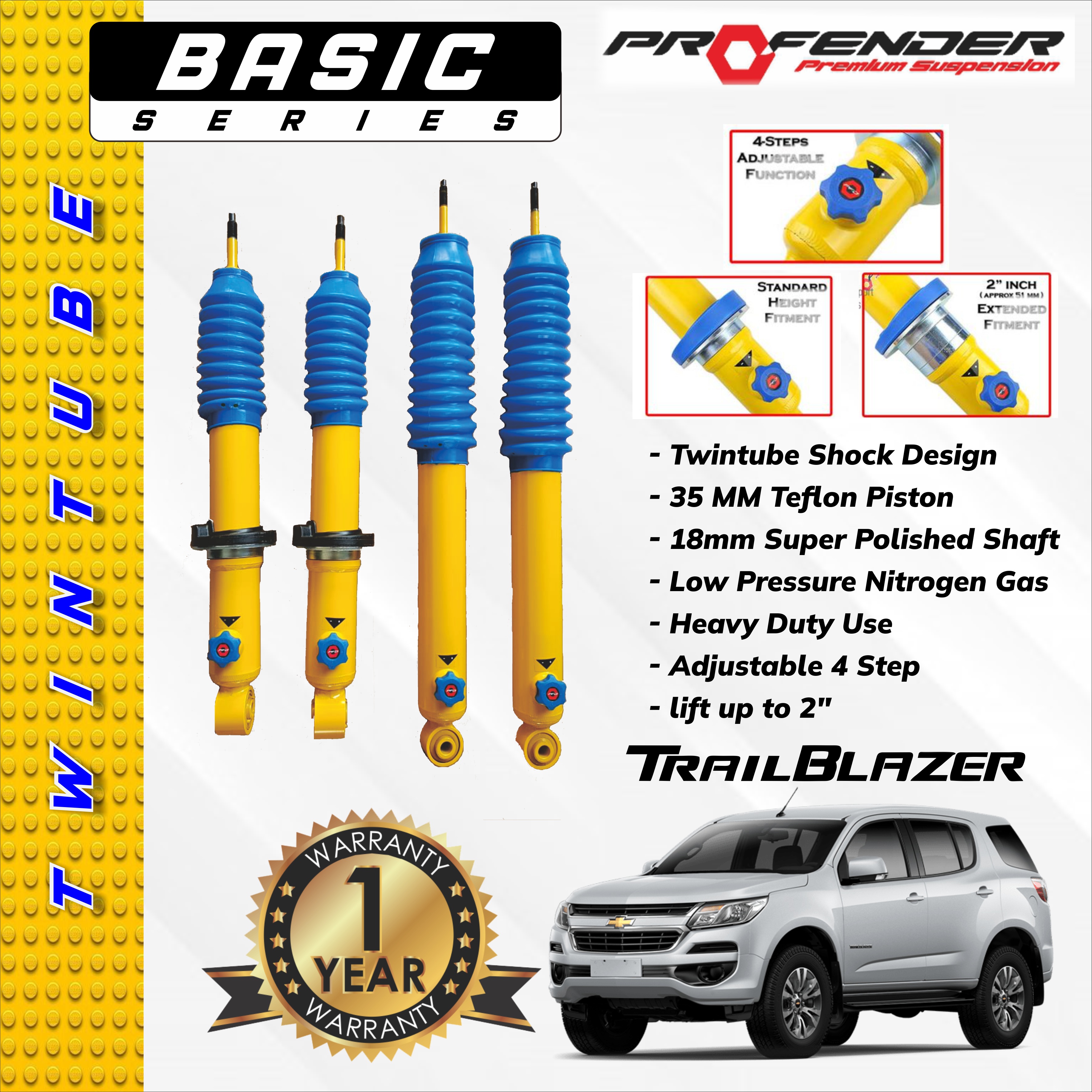 PROFENDER BASIC SERIES 4 STEP CHEVROLET TRAILBLAZER