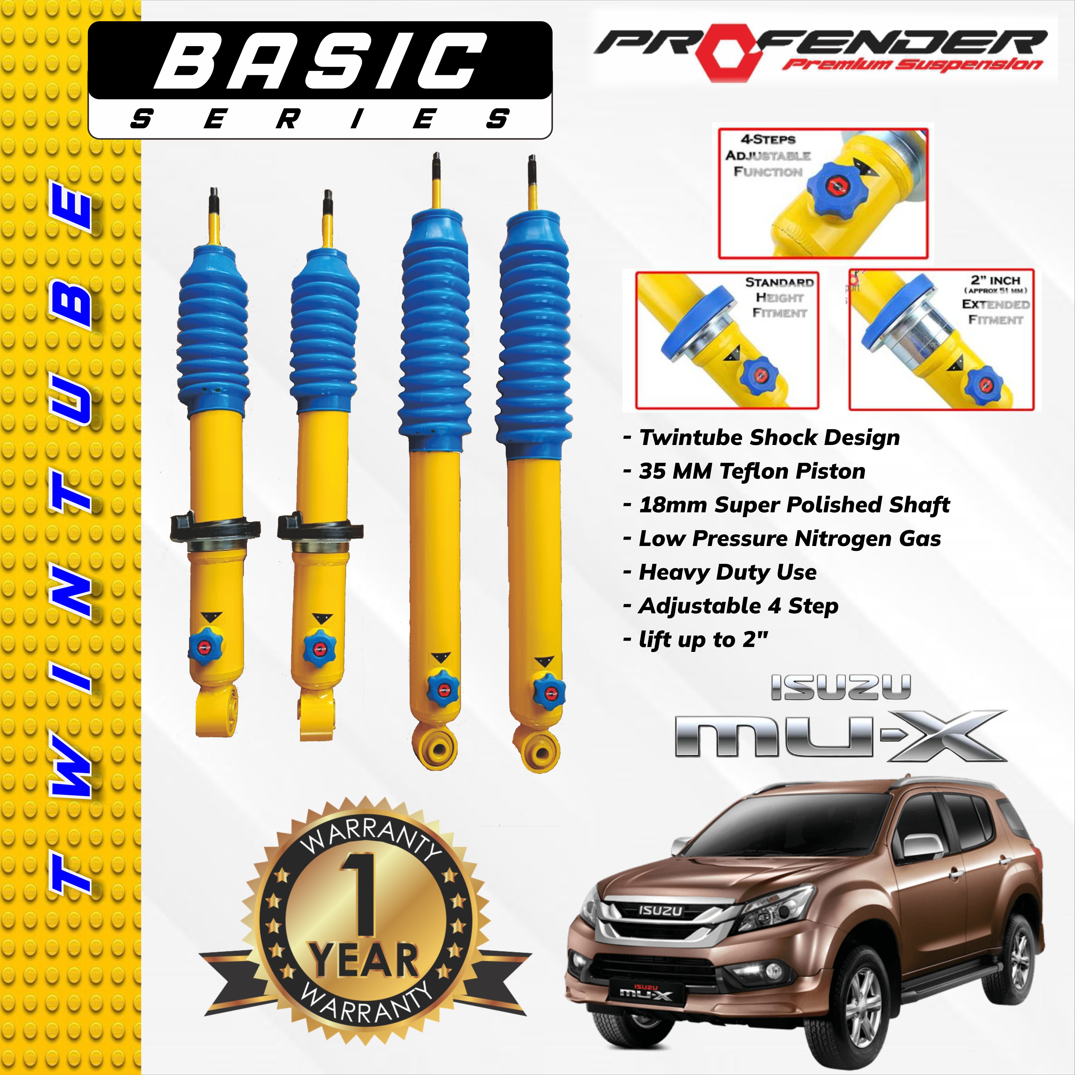 PROFENDER BASIC SERIES 4 STEP ISUZU MUX