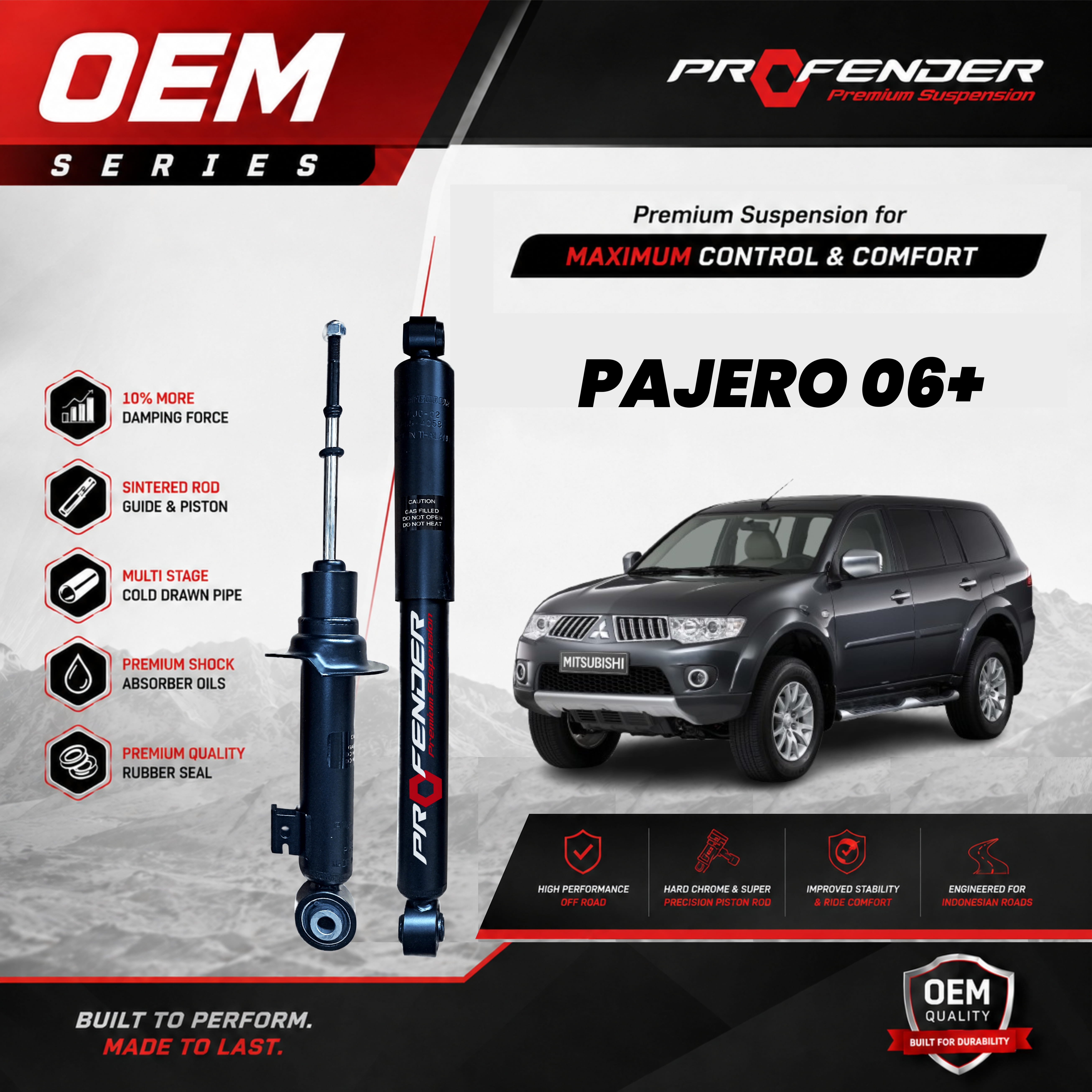 PROFENDER OEM MITSUBISHI PAJERO SPORTS 08+