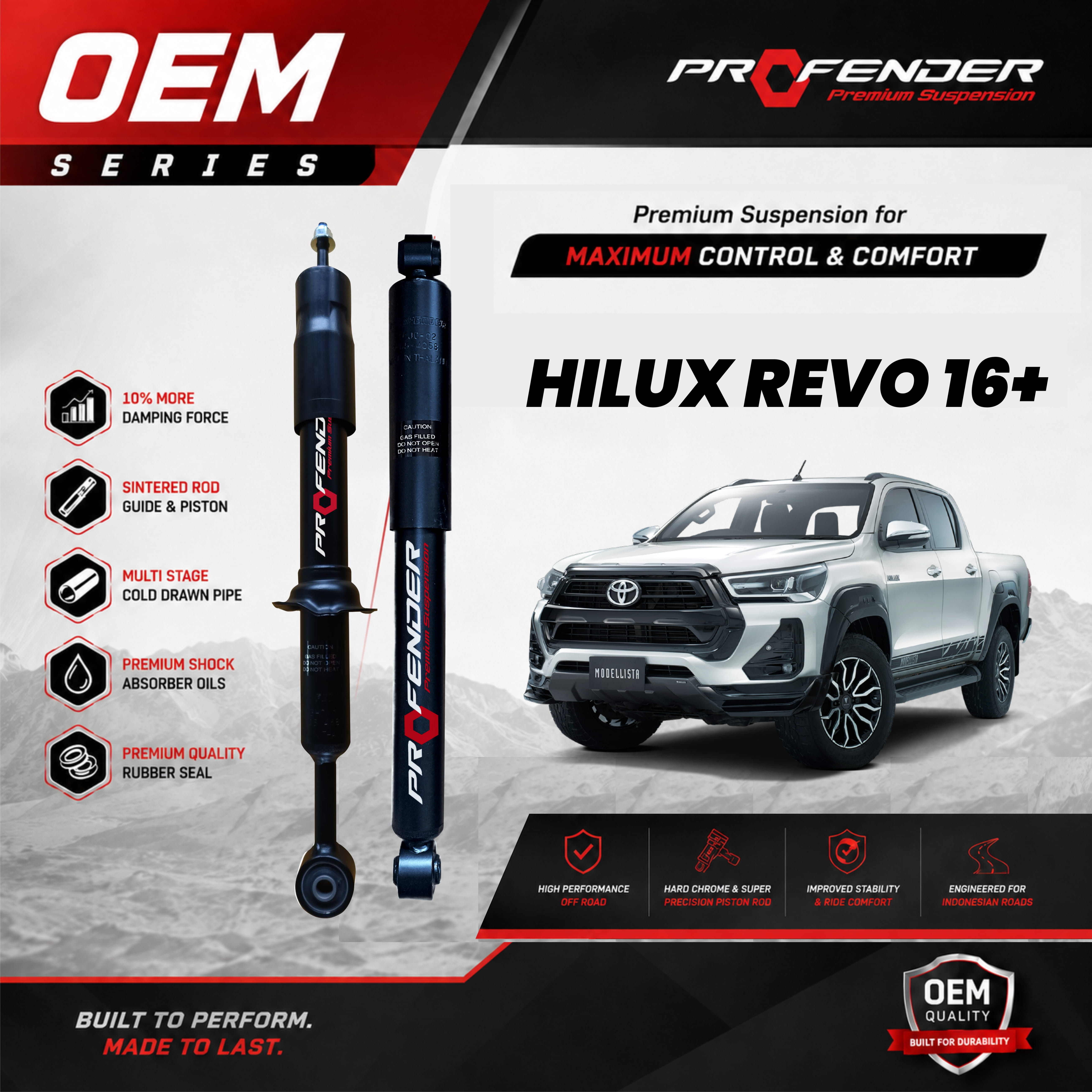 PROFENDER OEM TOYOTA HILUX REVO 16+