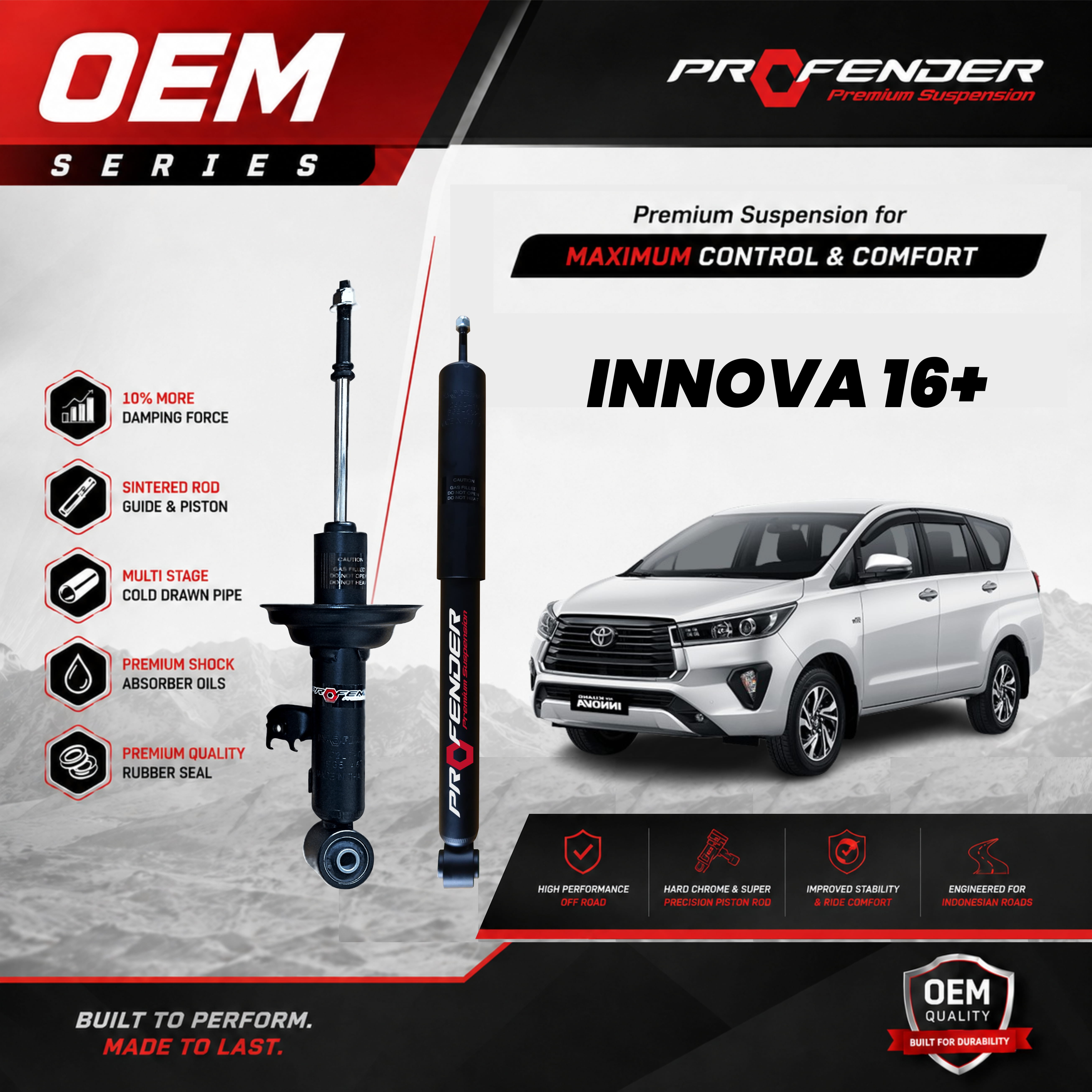 PROFENDER OEM TOYOTA INNOVA 16+