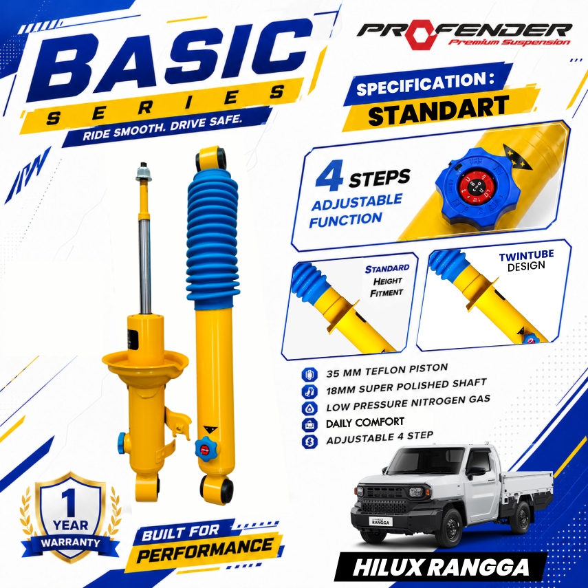 PROFENDER BASIC SERIES 4 STEP TOYOTA HILUX RANGGA