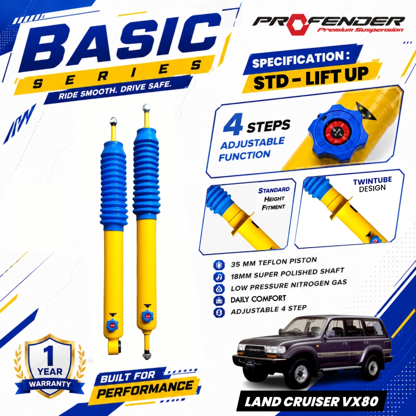 PROFENDER BASIC SERIES 4 STEP TOYOTA LAND CRUISER VX80
