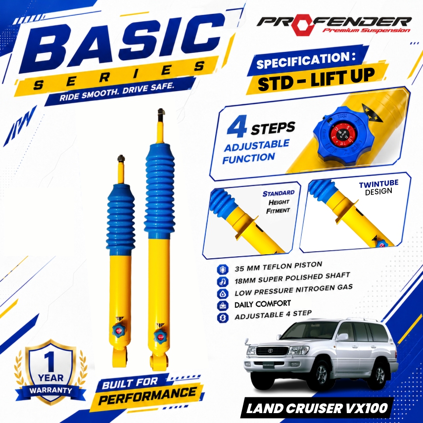 PROFENDER BASIC SERIES 4 STEP TOYOTA LAND CRUISER VX100