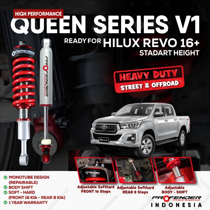 PROFENDER QUEEN SERIES TOYOTA HILUX REVO 16+ V1