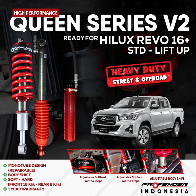 PROFENDER QUEEN SERIES TOYOTA HILUX REVO 16+ V2 NON PIGGYBACK