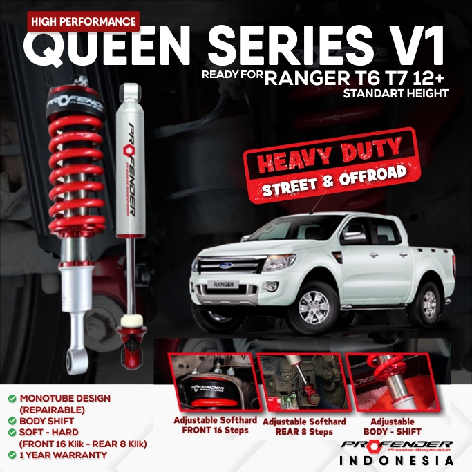 PROFENDER QUEEN SERIES FORD RANGER T6 T7 12+ V1