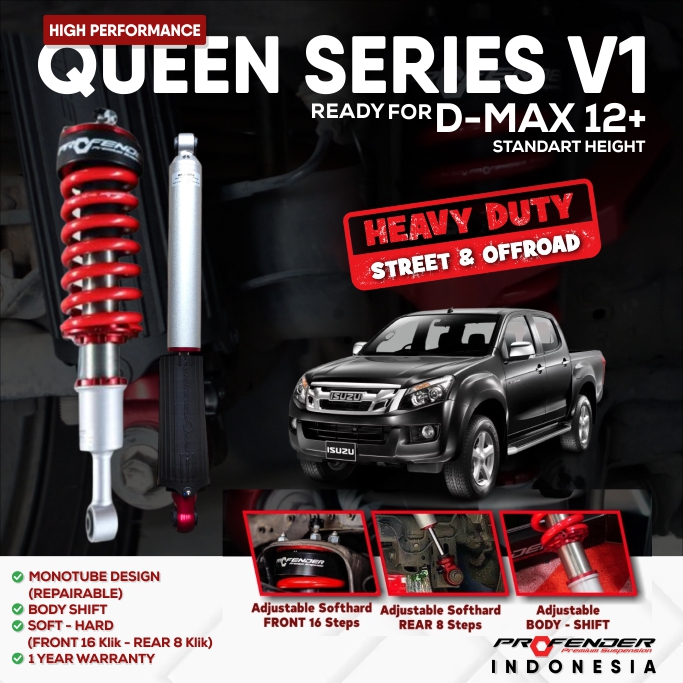 PROFENDER QUEEN SERIES ISUZU DMAX 12+ V1