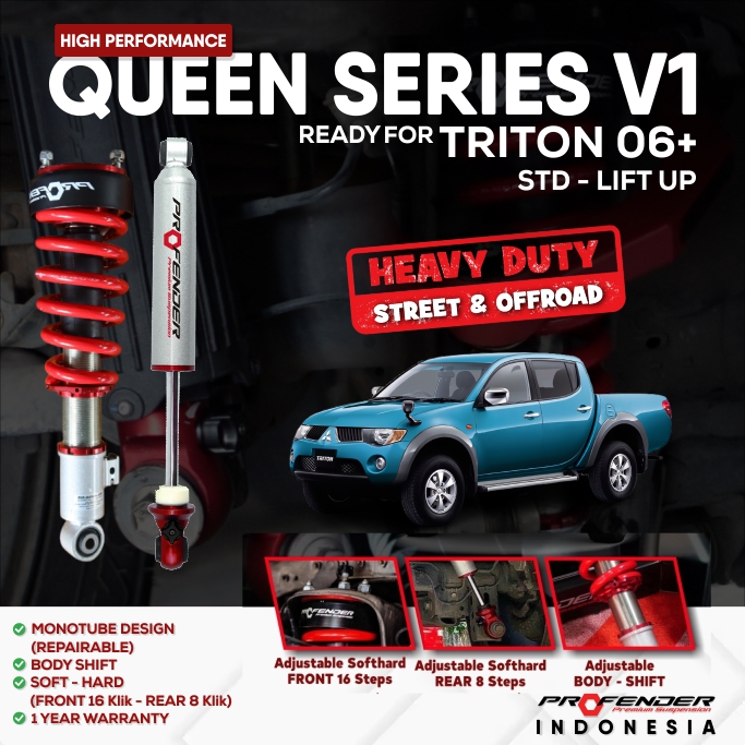 PROFENDER QUEEN SERIES MITSUBISHI TRITON 06+ V1