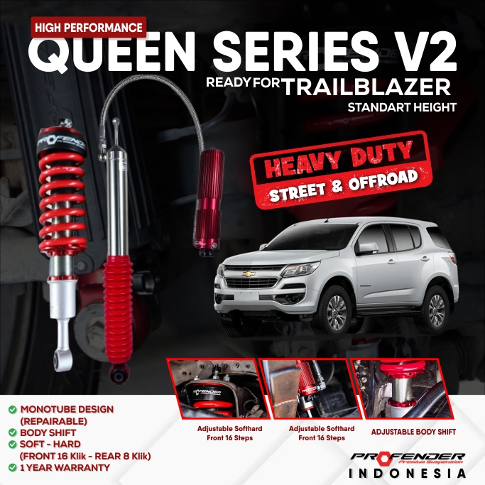 PROFENDER QUEEN SERIES CHEVROLET TRAILBLAZER V2 NON PIGGYBACK
