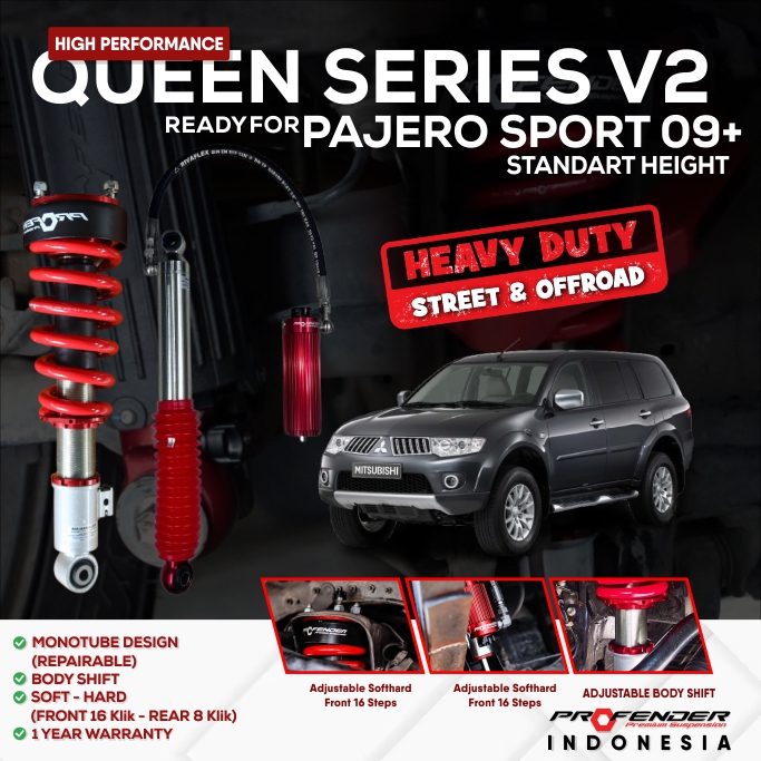 PROFENDER QUEEN SERIES MITSUBISHI PAJERO 08+ V2/V2+ NON PIGGYBACK