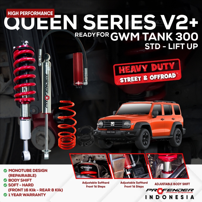 PROFENDER QUEEN SERIES GWM TANK 300 V2+ NON PIGGYBACK
