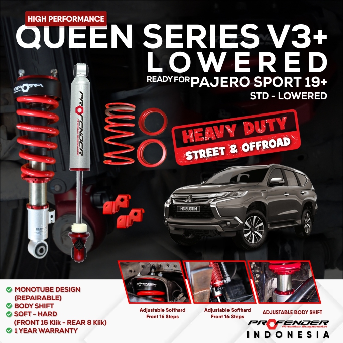 PROFENDER QUEEN SERIES MITSUBISHI PAJERO 16+ V3+ LOWERED