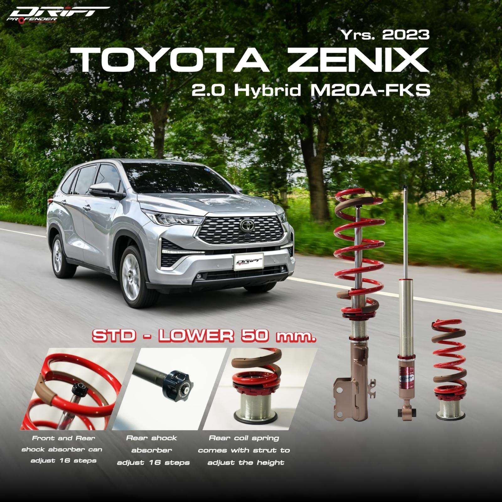 PROFENDER COILOVER DRIFT SERIES TOYOTA INNOVA ZENIX