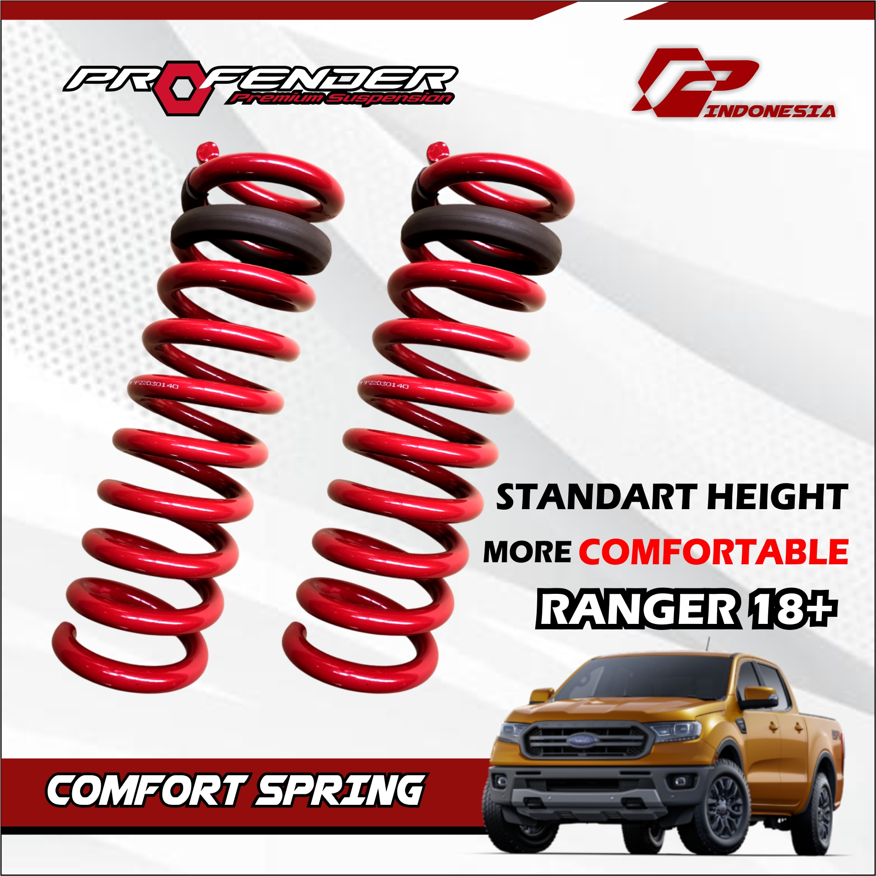 PROFENDER COIL SPRING STD HEIGHT FORD RANGER 18+