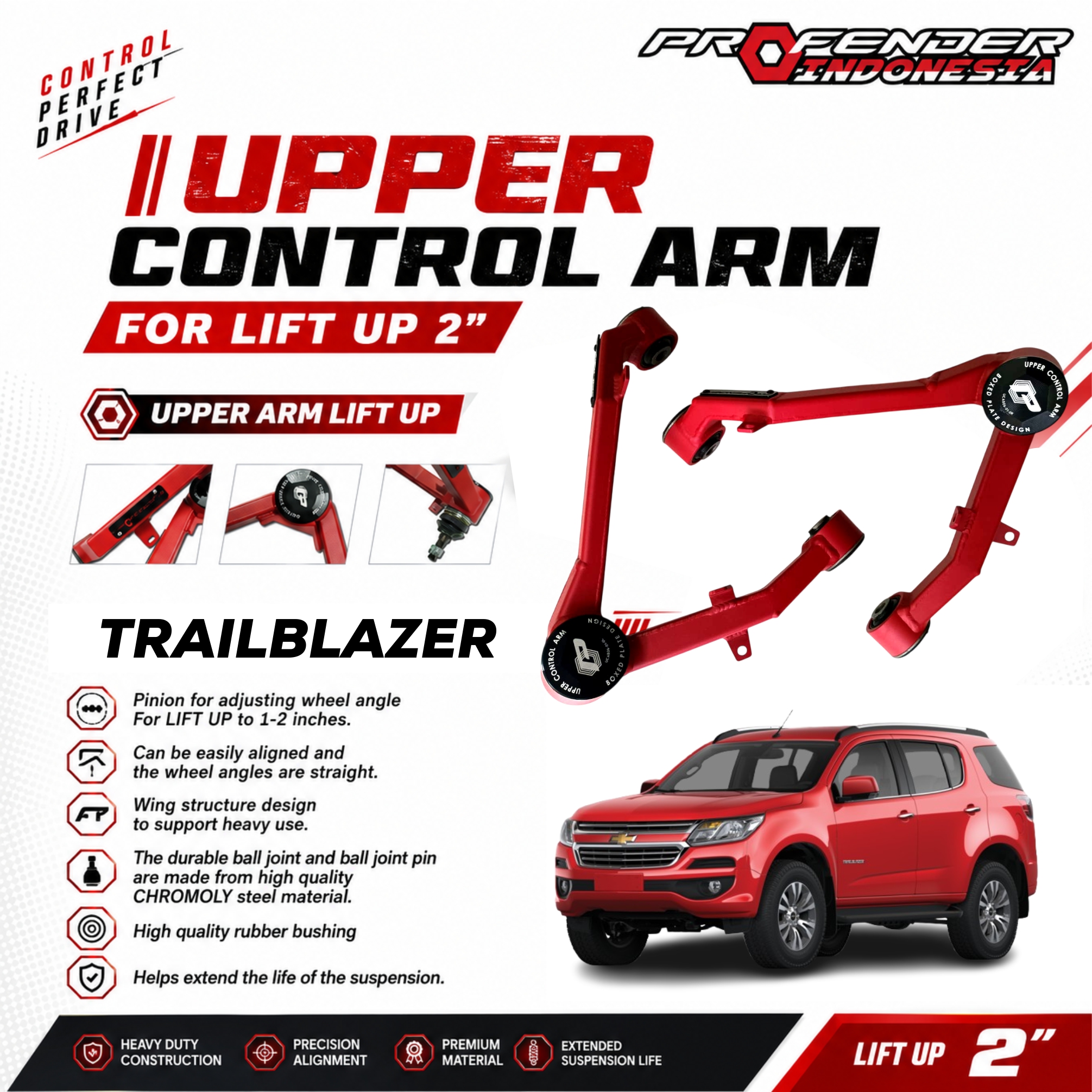 FRONT UPPER CONTROL ARM SERIES CHEVROLET TRAILBLAZER