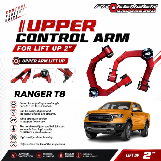 FRONT UPPER CONTROL ARM SERIES FORD RANGER T8 18+
