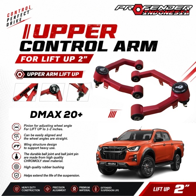 FRONT UPPER CONTROL ARM SERIES ISUZU DMAX 20+