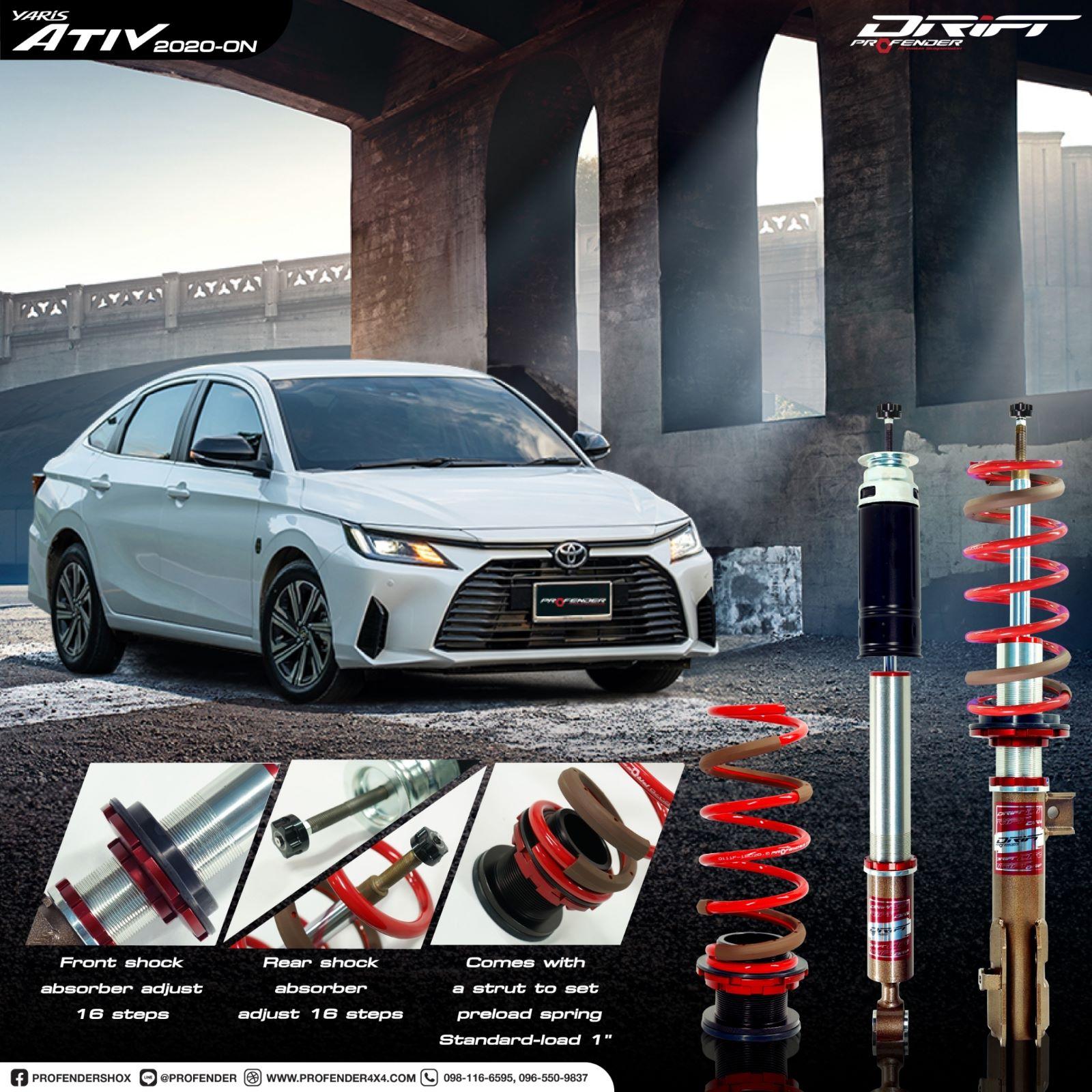 PROFENDER COILOVER DRIFT SERIES TOYOTA YARIS 22+