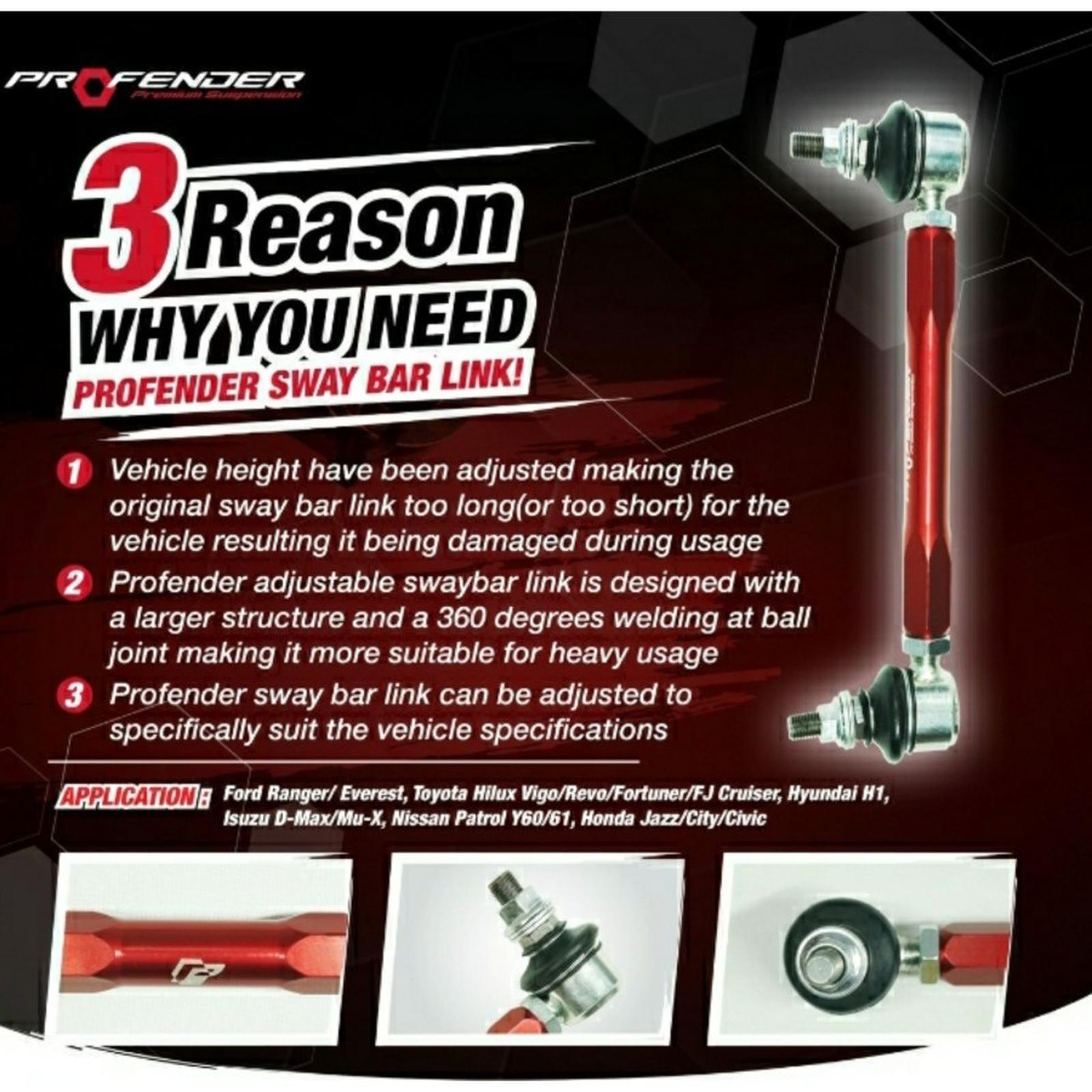 PROFENDER ADJUSTABLE STABILIZER LINK DAIHATSU ALL NEW XENIA 22+