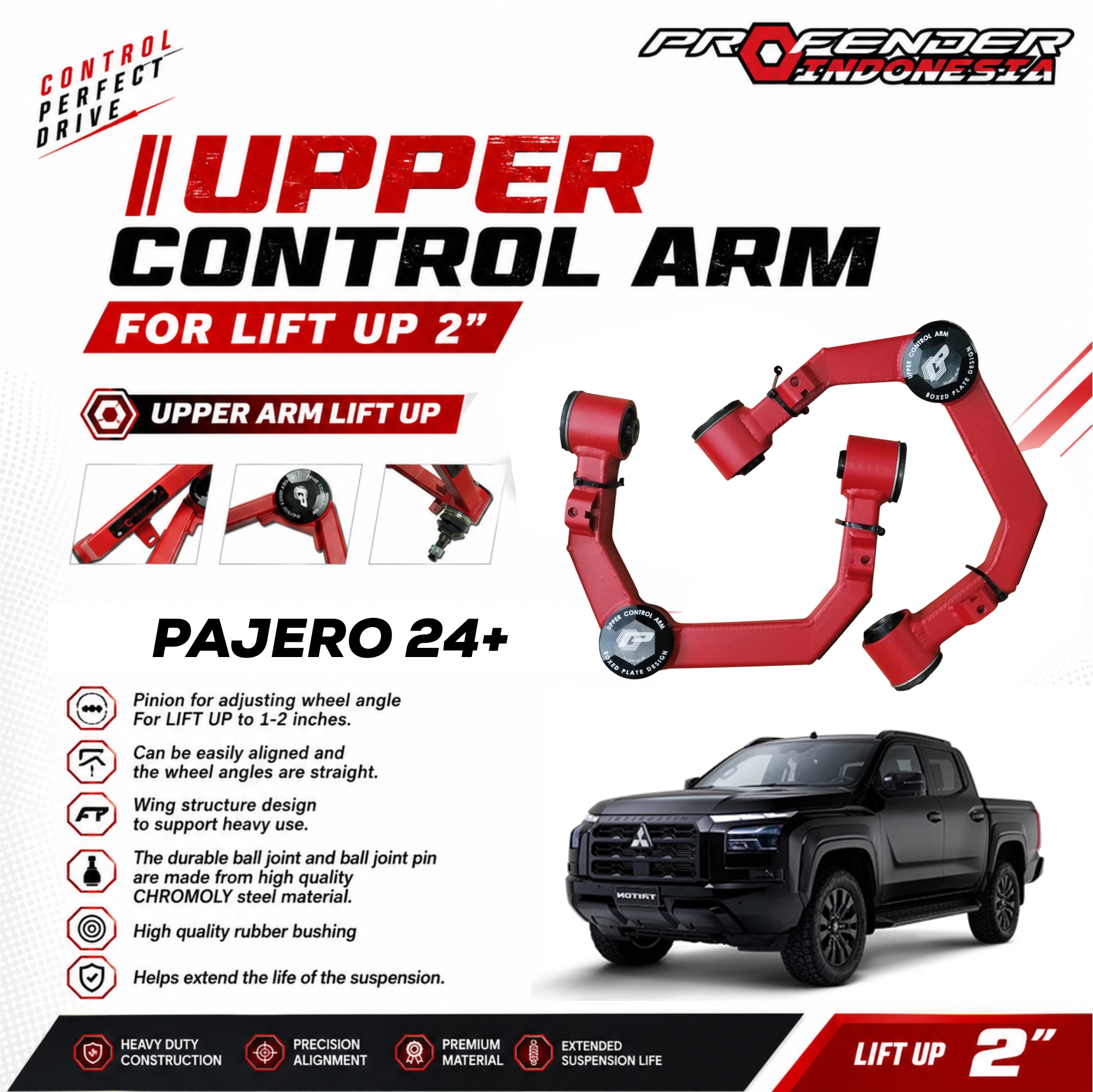 FRONT UPPER CONTROL ARM SERIES MITSUBISHI TRITON 23+