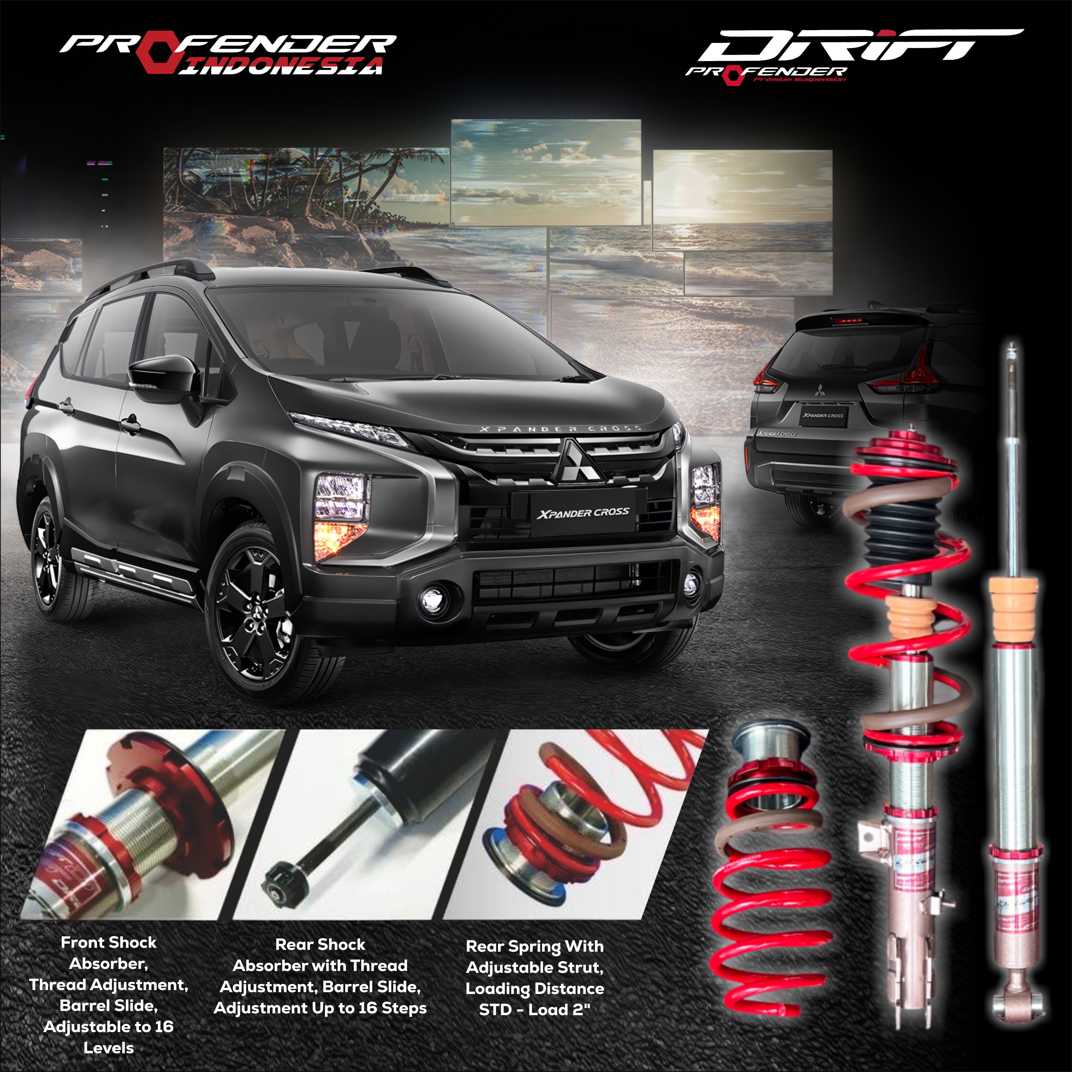 PROFENDER COILOVER DRIFT SERIES MITSUBISHI XPANDER