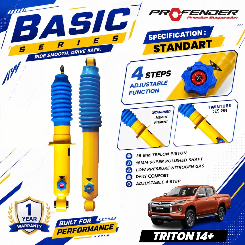 PROFENDER BASIC SERIES 4 STEP MITSUBISHI TRITON 14+