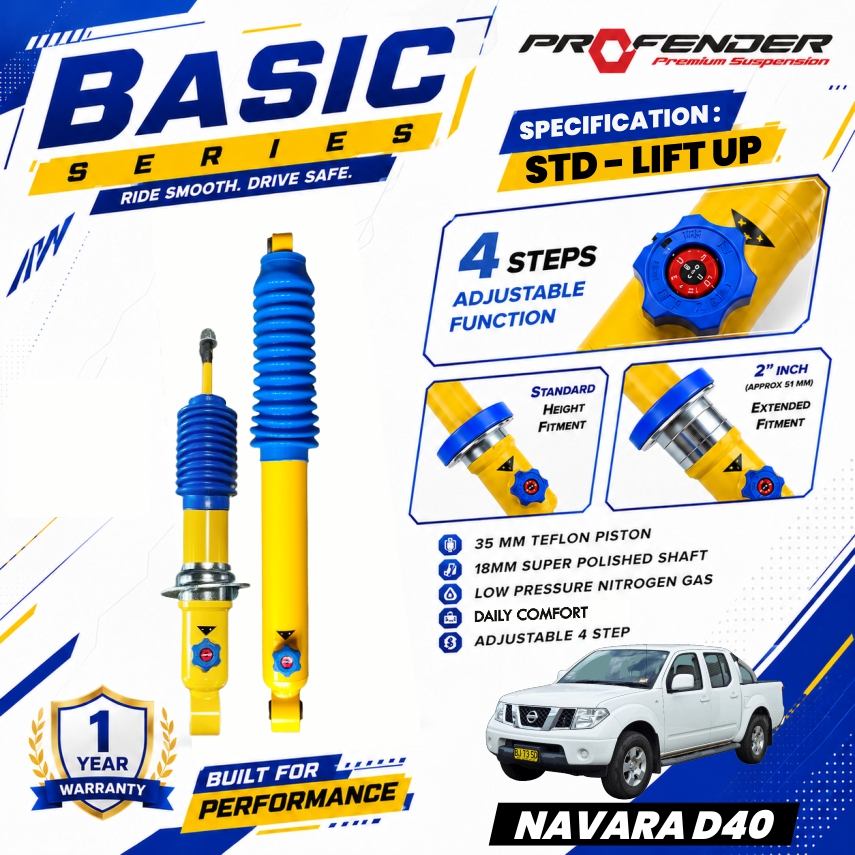 PROFENDER BASIC SERIES 4 STEP NISSAN NAVARA D40