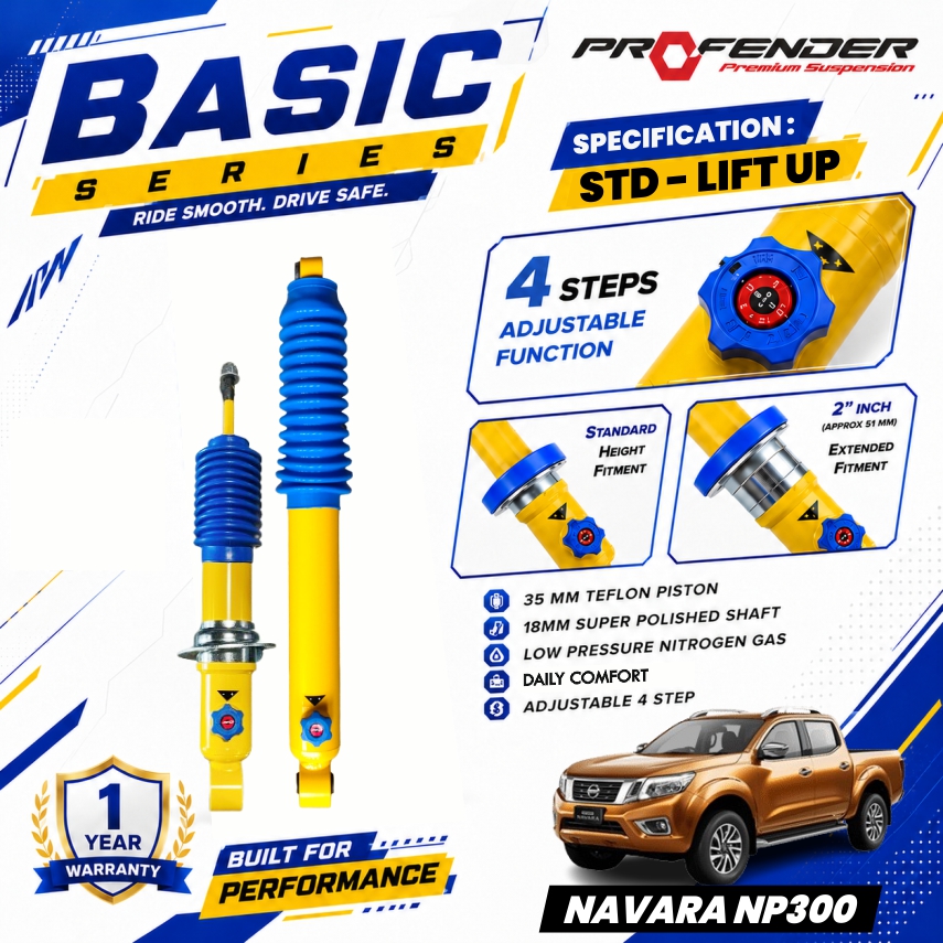 PROFENDER BASIC SERIES 4 STEP NISSAN NAVARA NP300