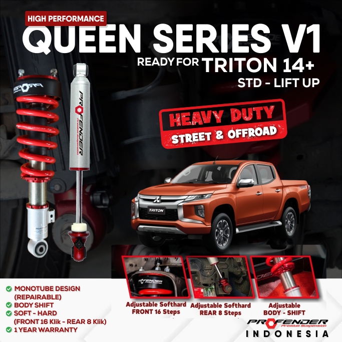 PROFENDER QUEEN SERIES MITSUBISHI TRITON 14+ V1