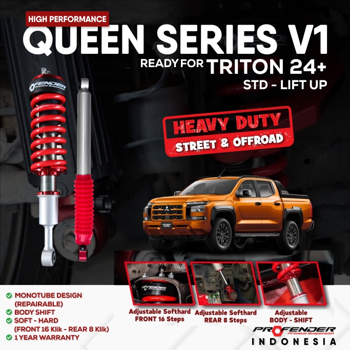PROFENDER QUEEN SERIES MITSUBISHI TRITON 23+ V1