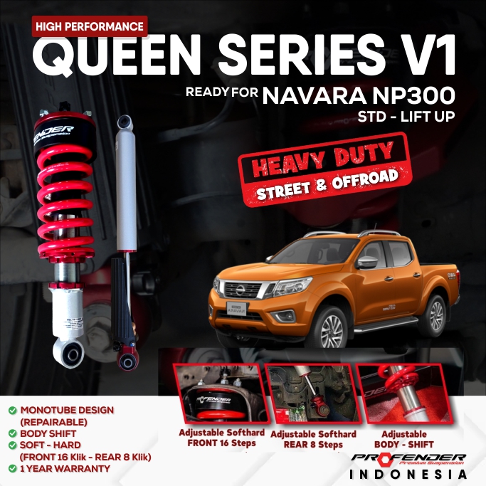 PROFENDER QUEEN SERIES NISSAN NAVARA NP300 V1/V1+