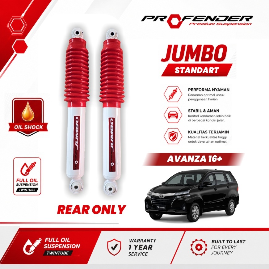 PROFENDER JUMBO OIL SHOCK TOYOTA AVANZA 16+
