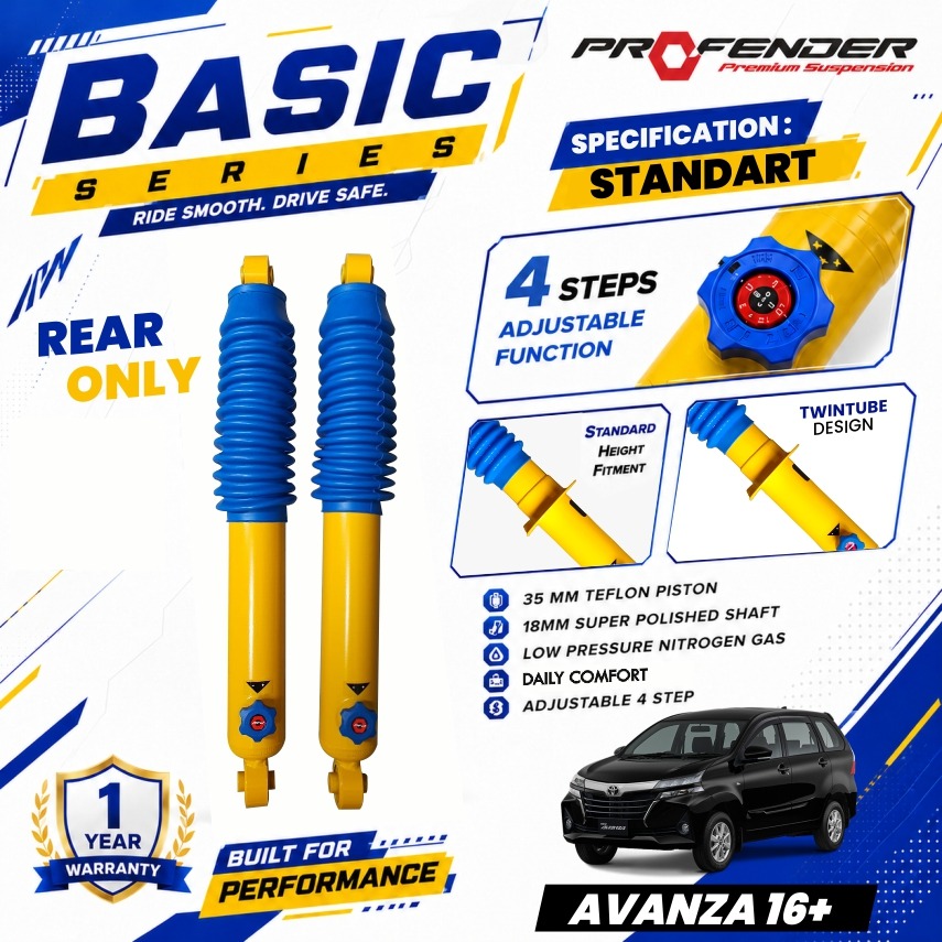 PROFENDER BASIC SERIES 4 STEP TOYOTA AVANZA 16+