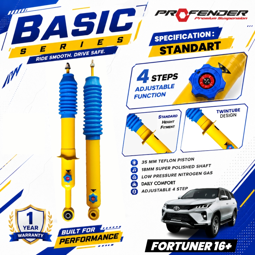 PROFENDER BASIC SERIES 4 STEP TOYOTA FORTUNER 16+