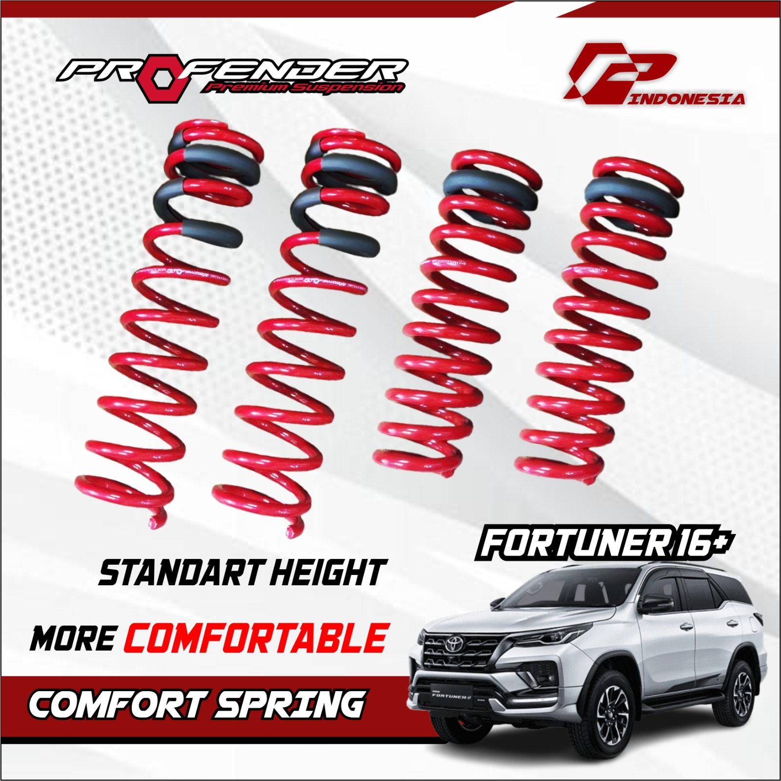 PROFENDER COIL SPRING TOYOTA FORTUNER 16+