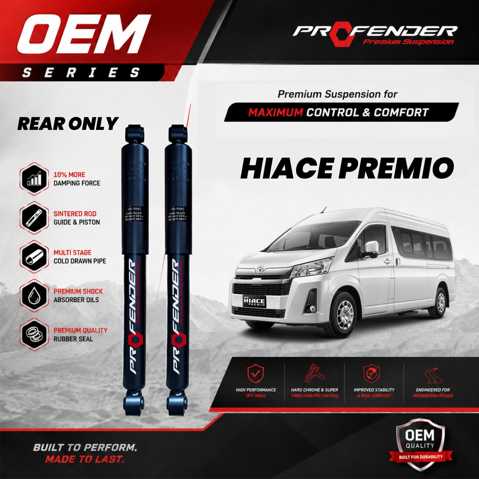 PROFENDER OEM TOYOTA HIACE PREMIO