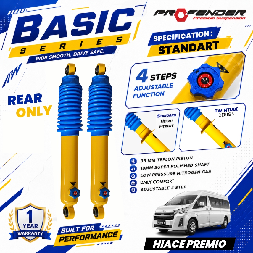PROFENDER BASIC SERIES 4 STEP TOYOTA HIACE PREMIO
