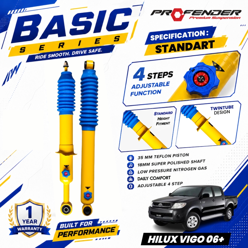 PROFENDER BASIC SERIES 4 STEP TOYOTA HILUX VIGO 05+