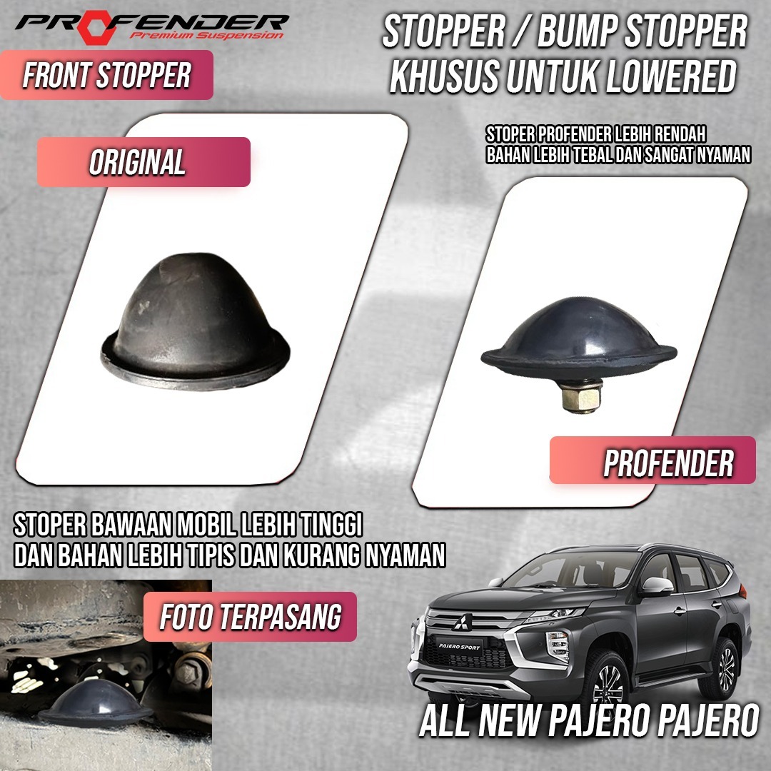 PROFENDER RUBBER  BUMP STOP STOPPER LOWERED MITSUBISHI PAJERO 16+