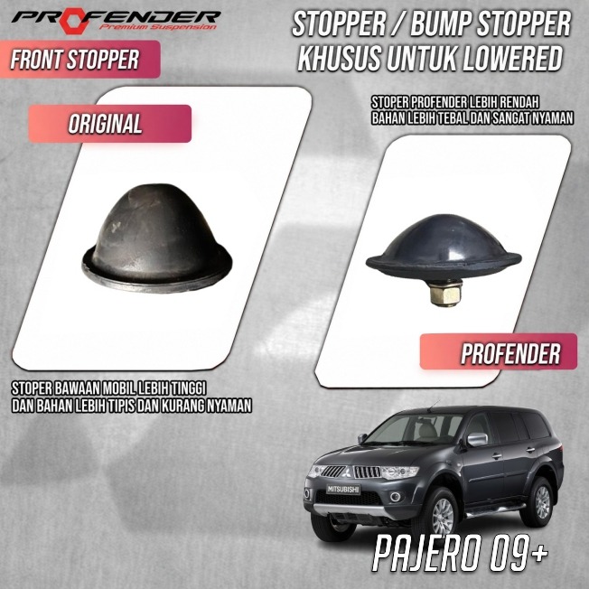 PROFENDER RUBBER  BUMP STOP STOPPER LOWERED MITSUBISHI PAJERO 08+