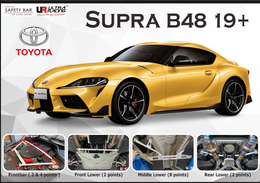 ULTRA RACING STABILISER BAR TOYOTA SUPRA B48