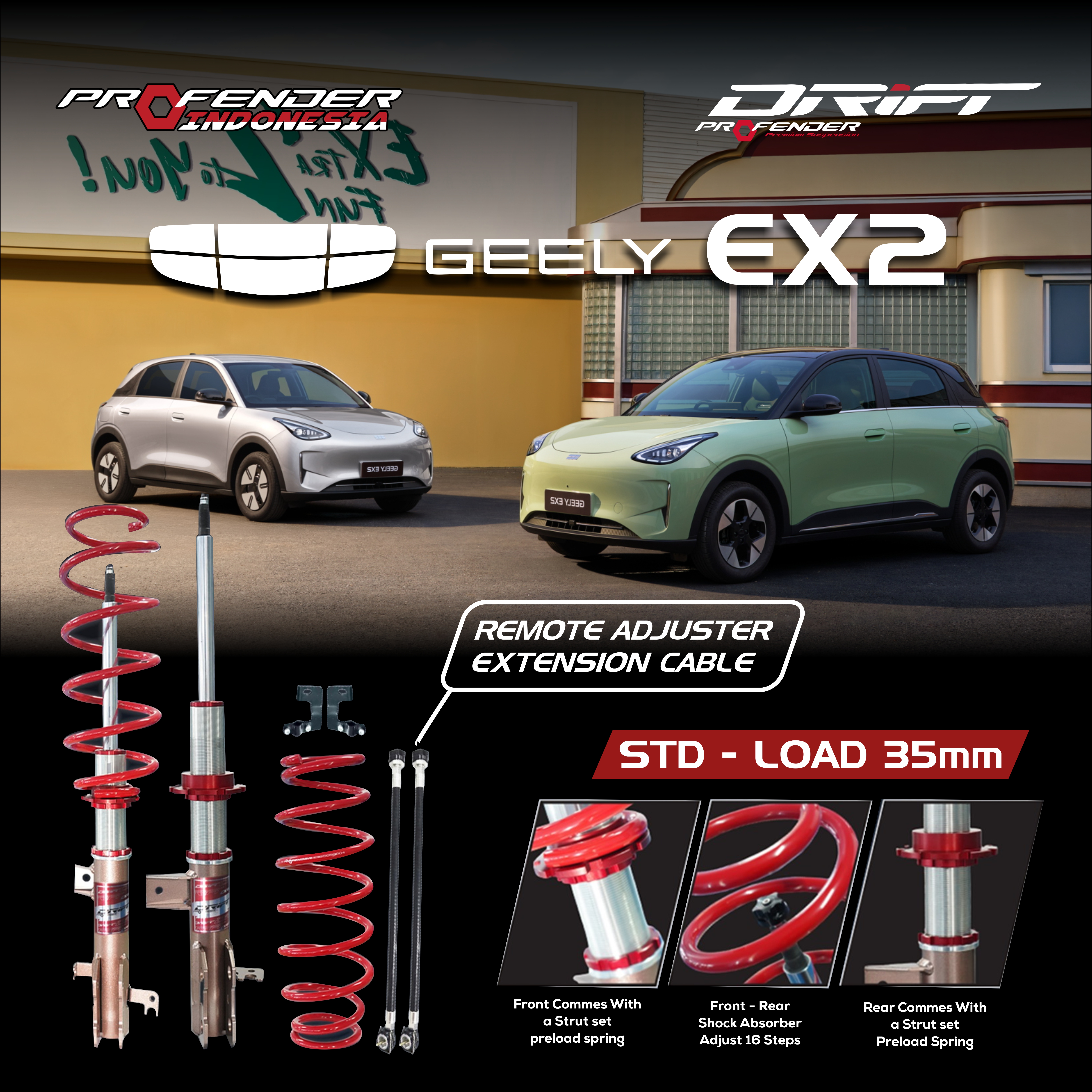 PROFENDER COILOVER DRIFT SERIES GEELY EX2