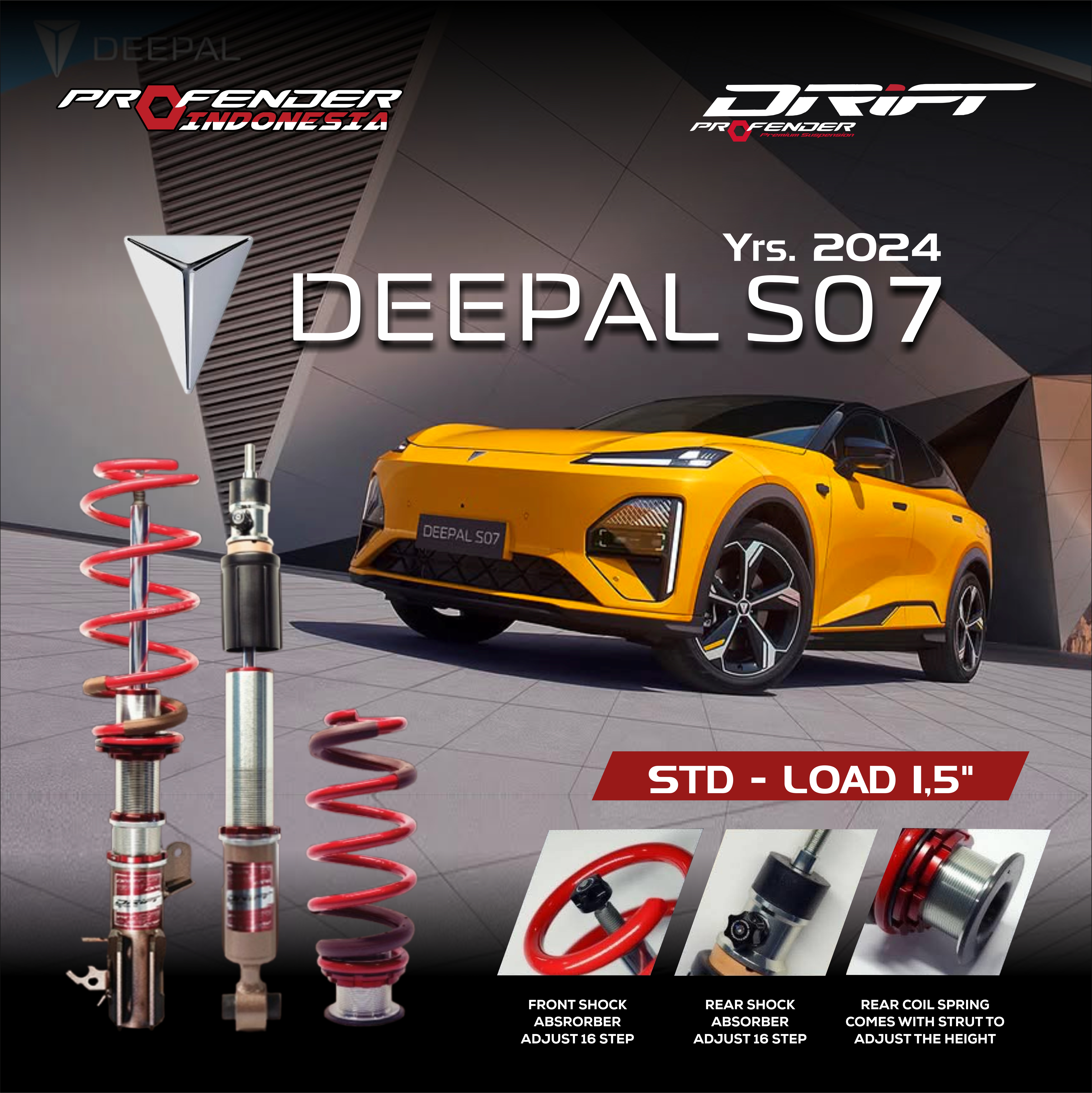 PROFENDER COILOVER DRIFT SERIES CHANGAN DEEPAL S07